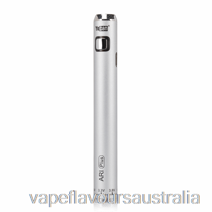 Vape Nicotine Australia Yocan ARI Plus 900mAh Battery Silver